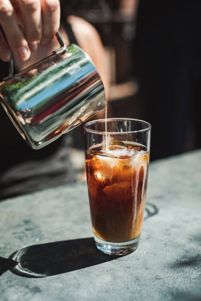cup of iced coffee