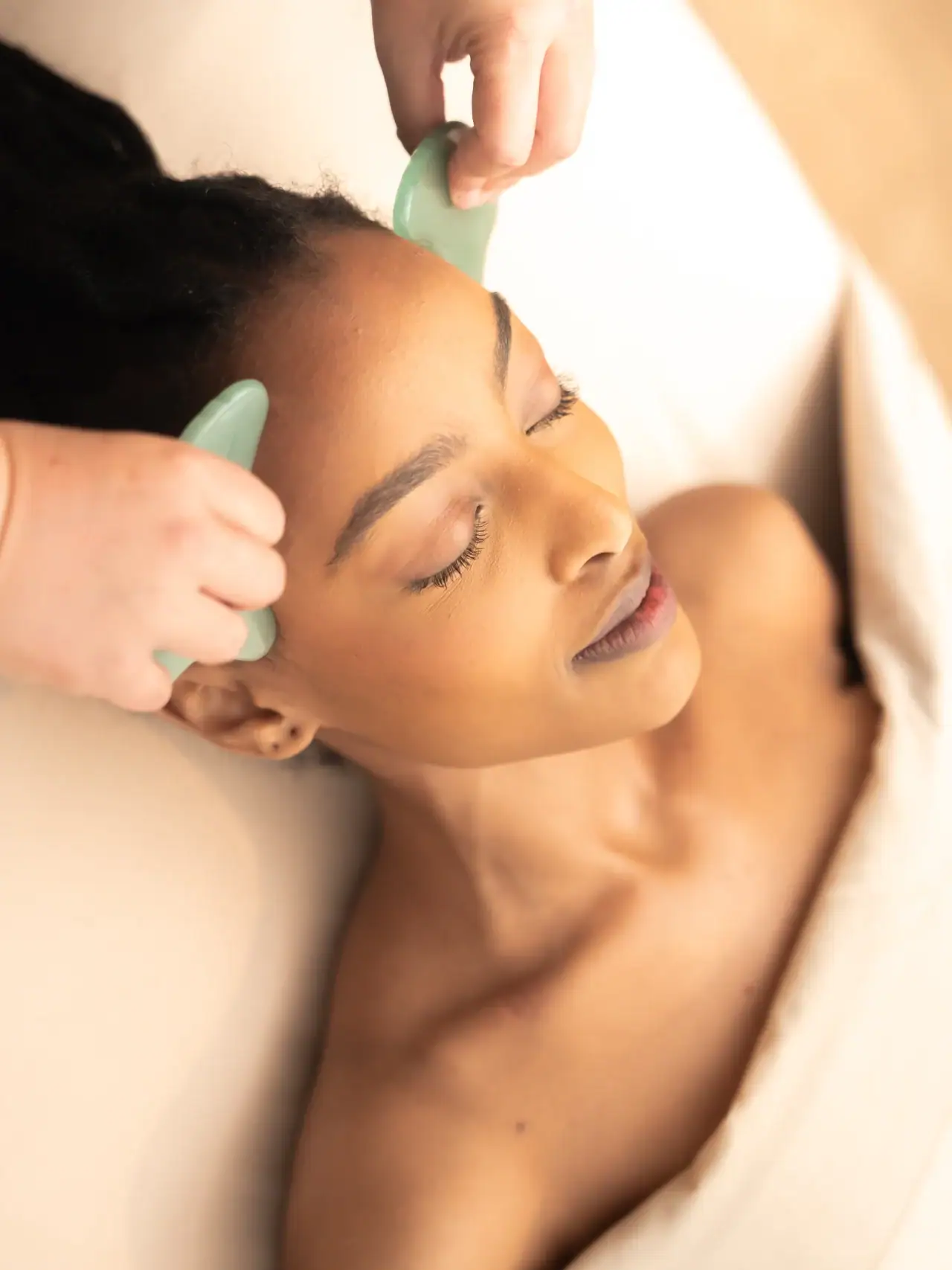 Guest receiving a restorative spa treatment at Murrieta Hot Springs Resort